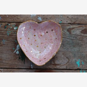 Hjerteskål keramik unika smykker