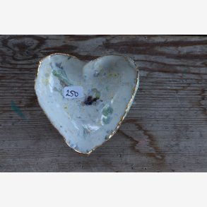 Hjerteskl keramik unika smykker 
