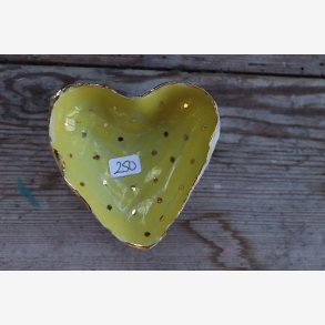 Hjerteskl keramik unika smykker 