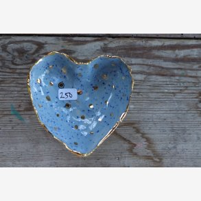 Hjerteskl keramik unika smykker 