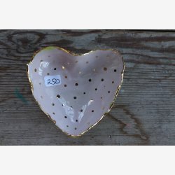 Hjerteskl keramik unika smykker 