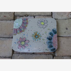 Serverings/tapasfad Blomster 