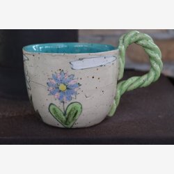 Krus med blomster
