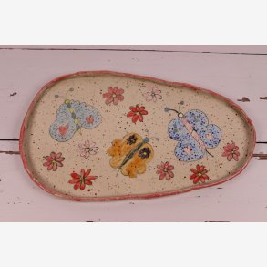 Tallerken Keramik Stentj 